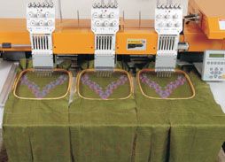 Three Head Six Needle Embroidery Machine 03