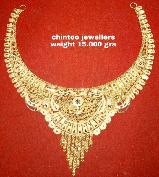 Gold Necklace Set 07