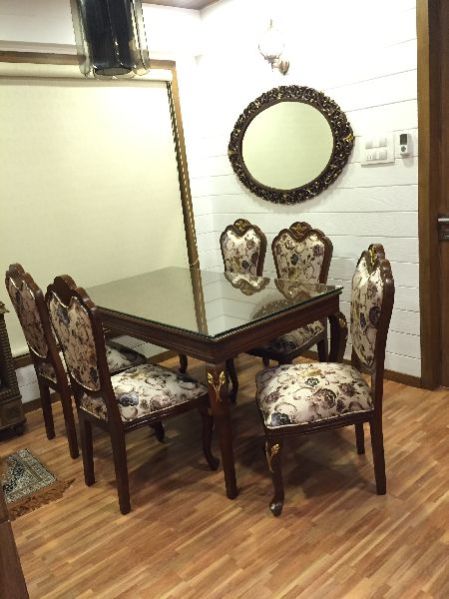 Wooden Dining Table Set 02