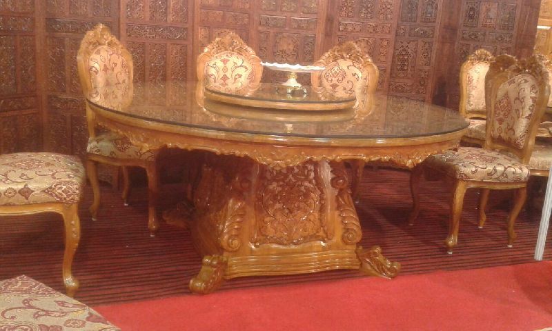 Wooden Dining Table Set 07