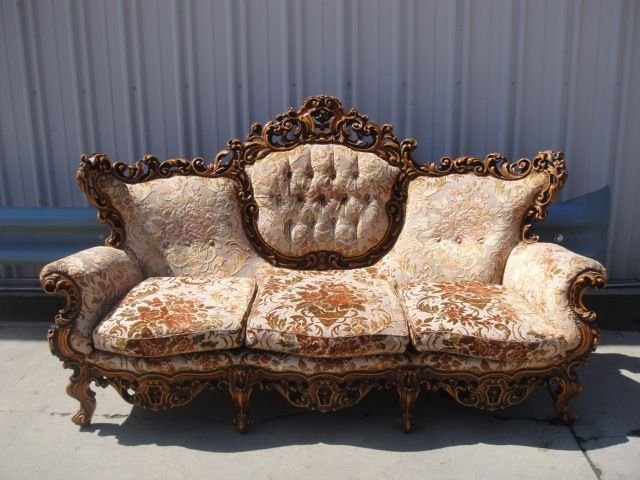 Wooden Sofa Set 03