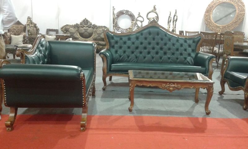 Wooden Sofa Set 08