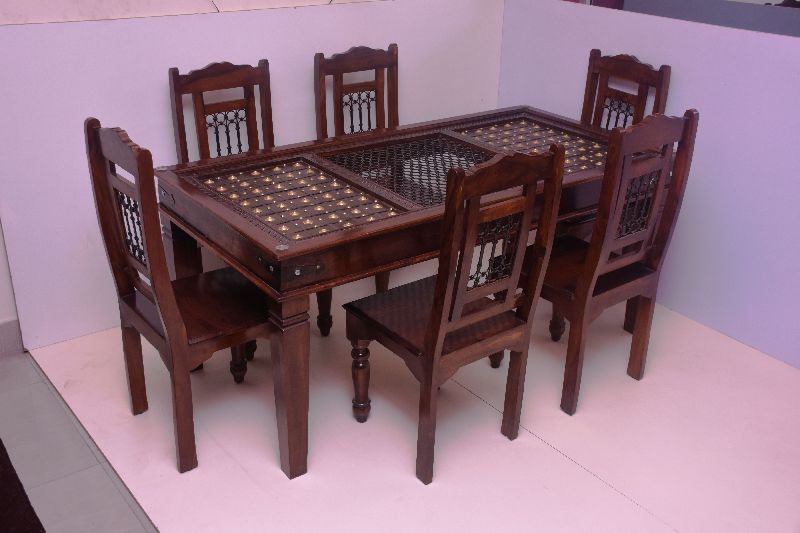 DT PTP - 175 Wooden Dining Table Set