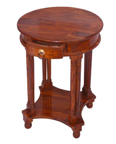 SDT RND - 4560 Wooden Side Table
