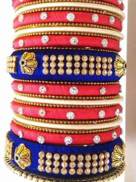 Silk Thread Jewellery Set 03