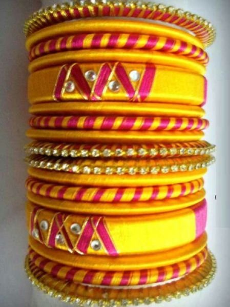 Silk Thread Jewellery Set 07