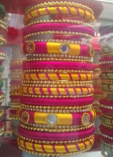 Silk Thread Jewellery Set 12