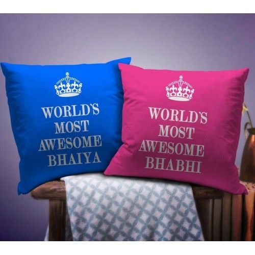 Digital Printed Cusion For Bhaiya Bhabhi