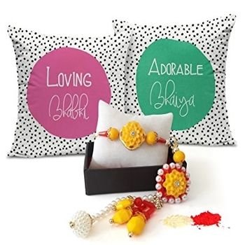 Digital Printed Cusion For Loveing Bhaiya Bhabhi