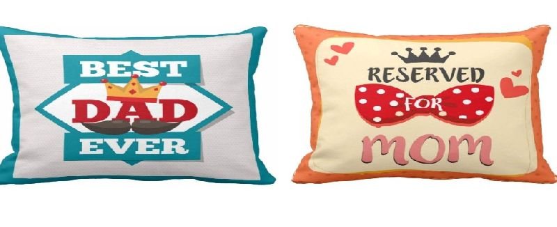 Digital Printed Cusion For MOM DAD