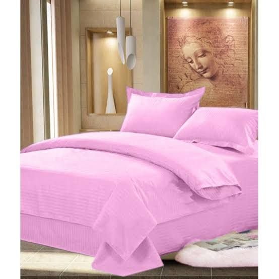 Purple Color Plain Bed Sheet