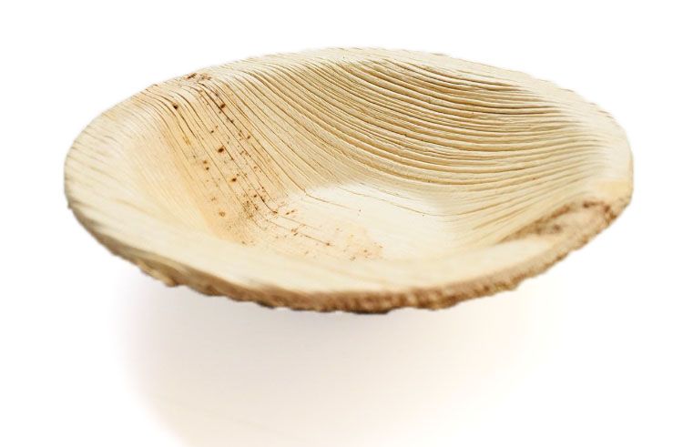 Areca Leaf Deep Round Bowl  04