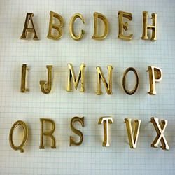 Brass Letters 03