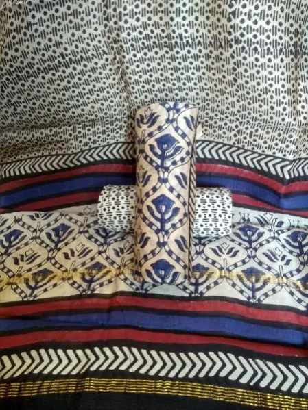 Chanderi Cotton Unstitched Suit 08