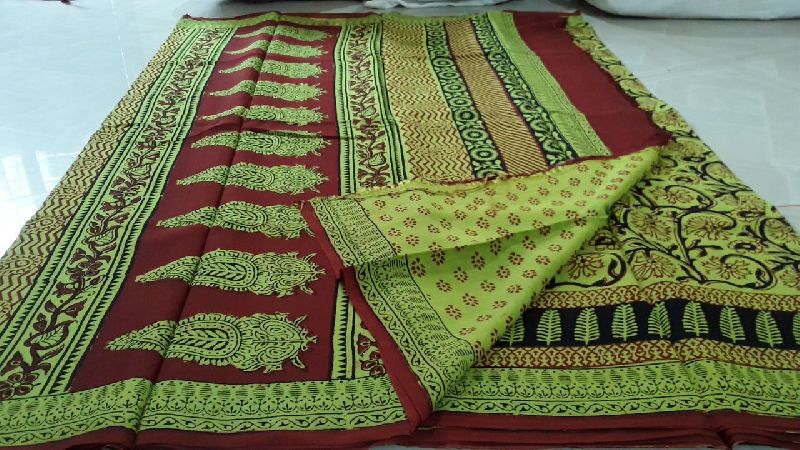 Georgette Bagh Printed Saree 03