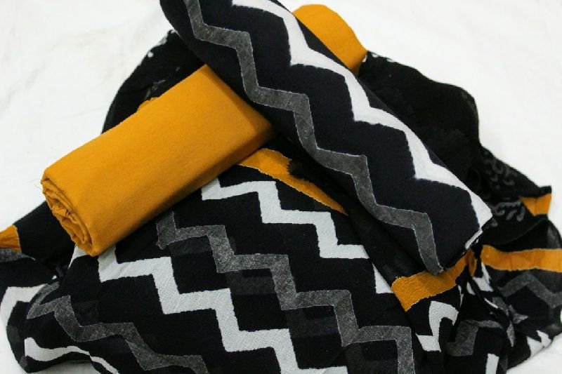 Jaipuri Cotton Unstitched Suit 06