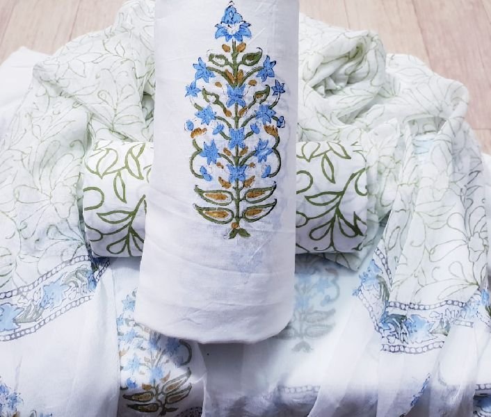 Jaipuri Cotton Unstitched Suit 11