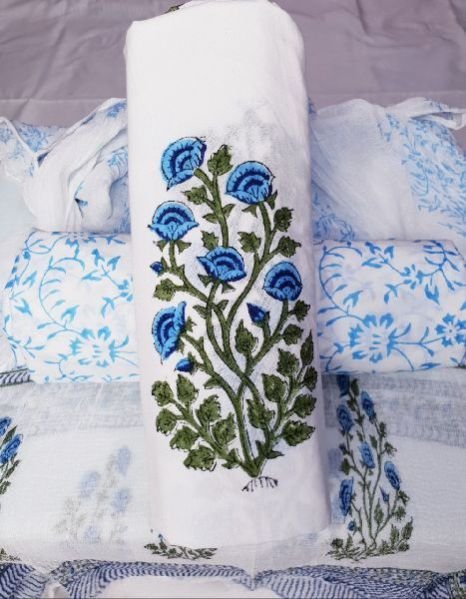 Jaipuri Cotton Unstitched Suit 22