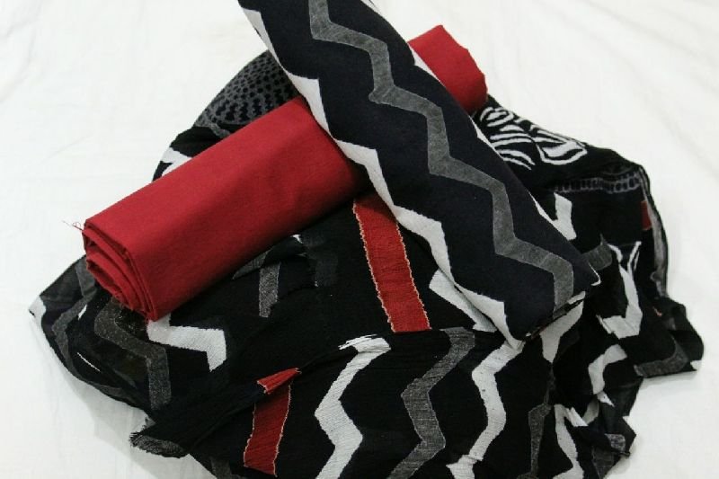 Jaipuri Cotton Unstitched Suit 28