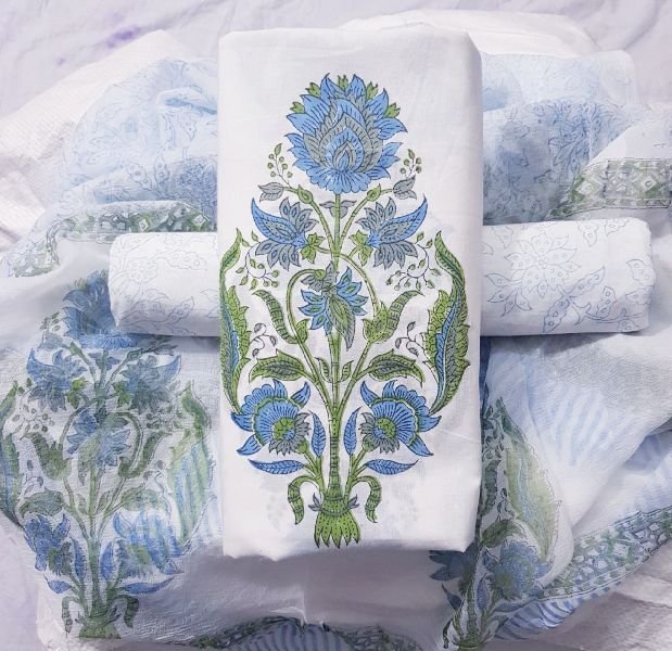 Jaipuri Cotton Unstitched Suit 29