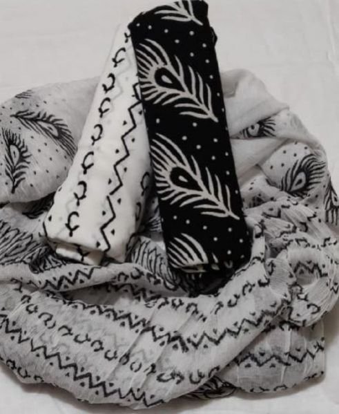 Jaipuri Cotton Unstitched Suit 30