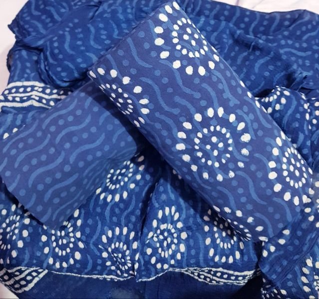 Jaipuri Cotton Unstitched Suit 32