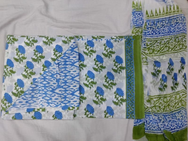 Jaipuri Cotton Unstitched Suit 34