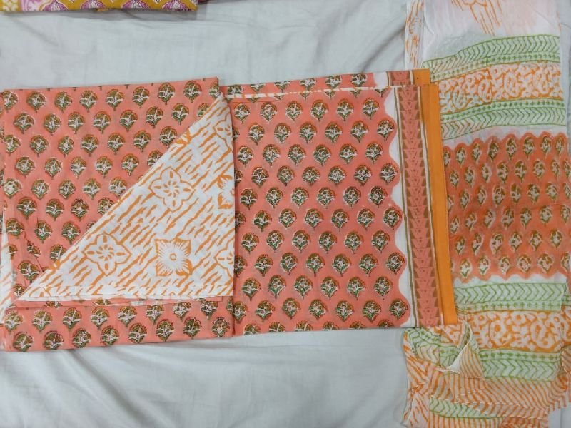 Jaipuri Cotton Unstitched Suit 38