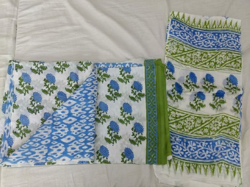 Jaipuri Cotton Unstitched Suit 41