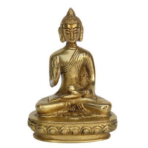 Bronze Sculpture Buddha Face Statue for Gifting 02