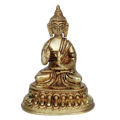 Bronze Sculpture Buddha Face Statue for Gifting 03