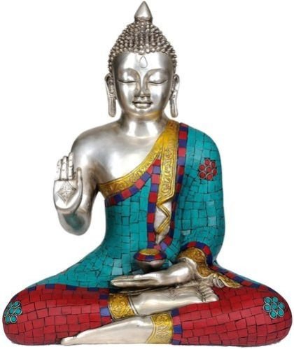 Brass Designer Buddha Statue 01
