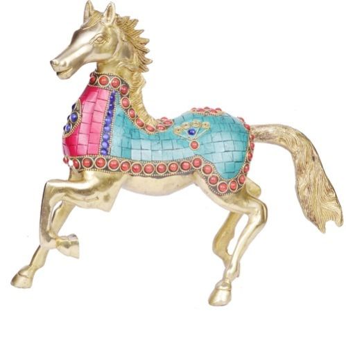 Brass Horse Statue 01