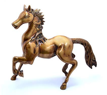 Brass Horse Statue 02