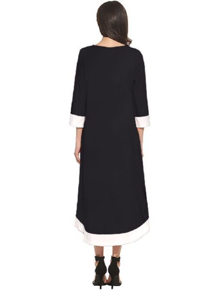 D-220 Magic Black Western Dress 04