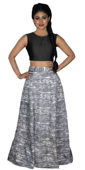 L-44 Tapti Black Lehenga 01