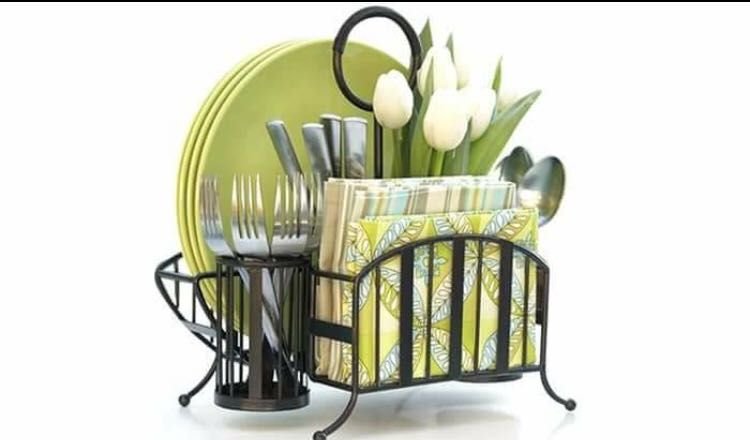 Stackable Buffet Caddy Set 02