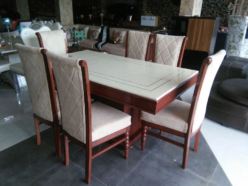 Designer Marble Granite Dining Table Set 04