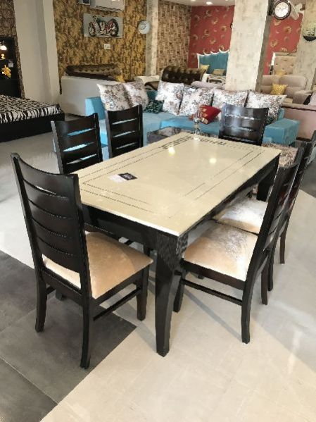 Designer Marble Granite Dining Table Set 01