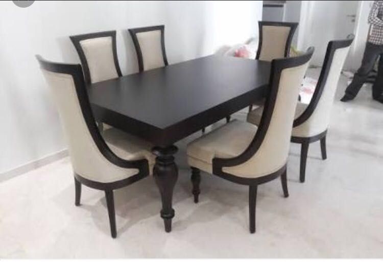Wooden Dining Table Set 03