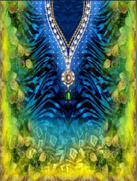 Kaftan Digital Print Fabric 04