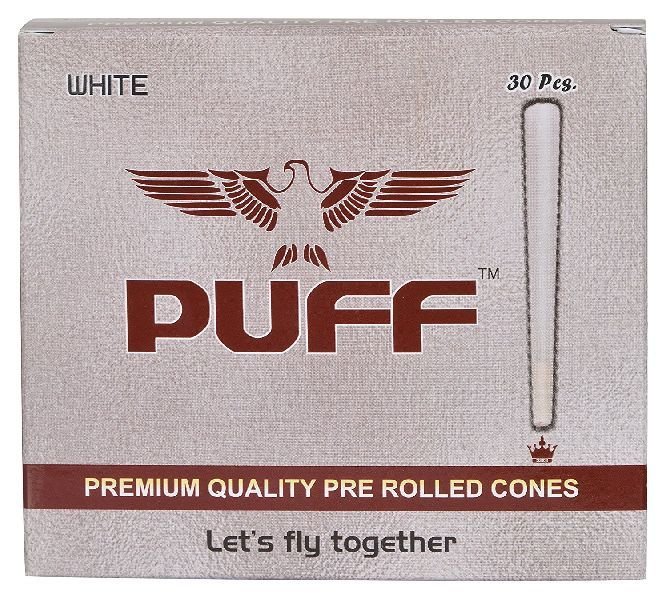 30 Pcs White Pre Rolled Cones 02