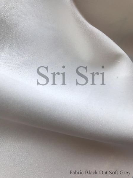 Blackout Soft Grey Curtain Fabric