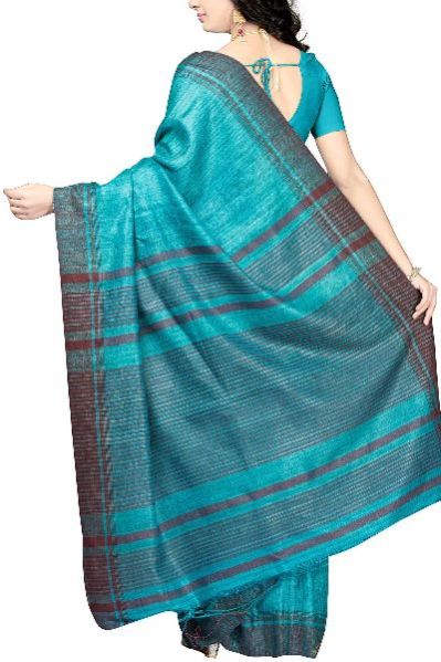 Tussar Ghicha Border Sarees with Silk Mark 01