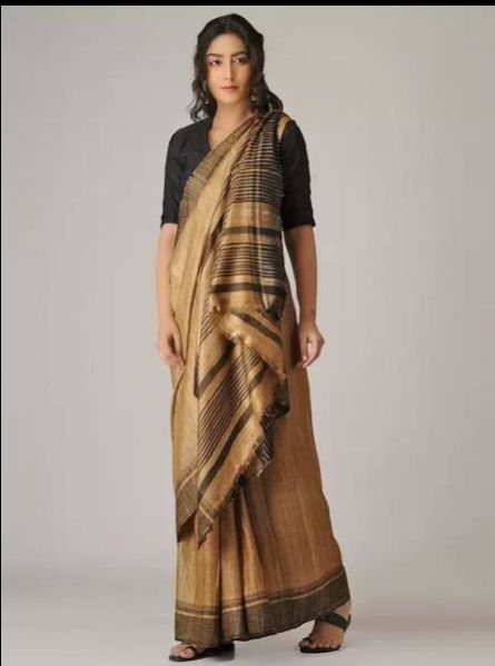 Tussar Ghicha Border Sarees with Silk Mark 05