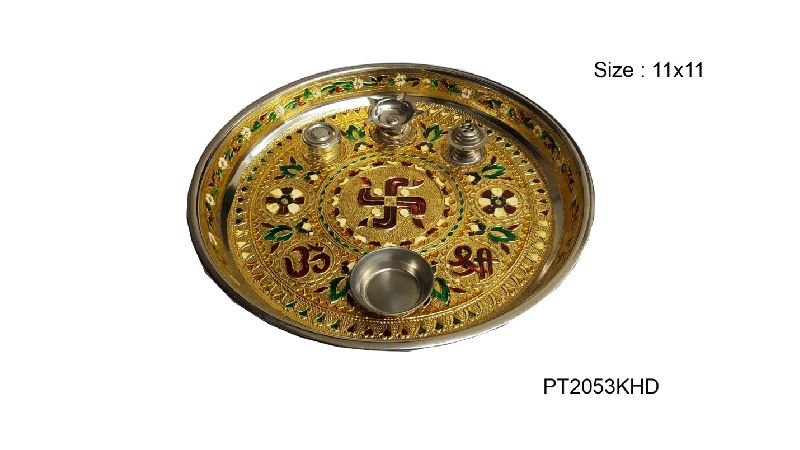 Decorative Pooja Thali 01