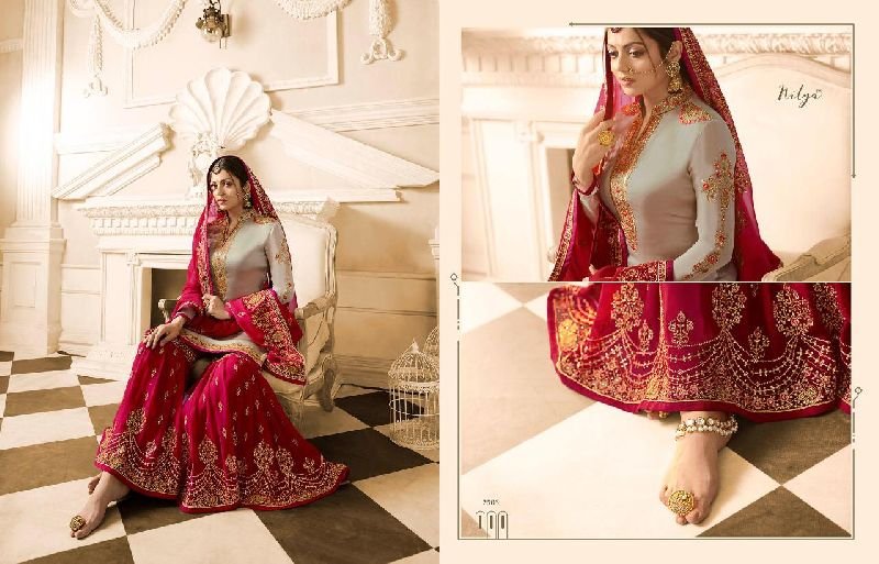 Designer Palazzo Suit 02