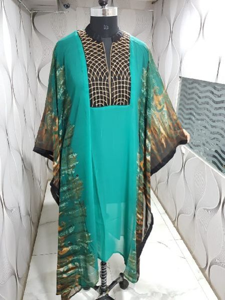 Georgette Kaftan Kurti 02