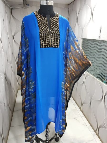 Georgette Kaftan Kurti 04