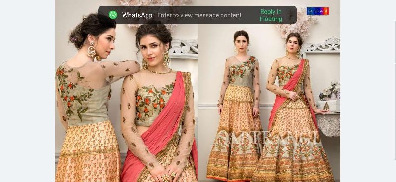 Ladies Designer Gown 27